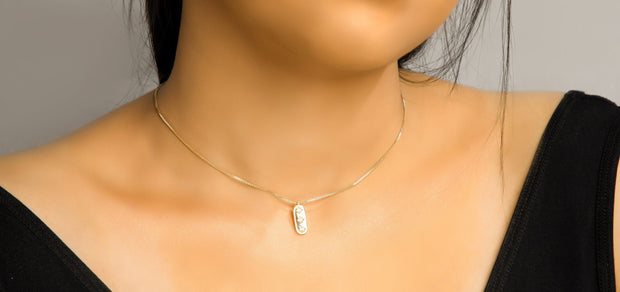 14K Gold Charm Necklace / Bridal Gift / Necklace For Women