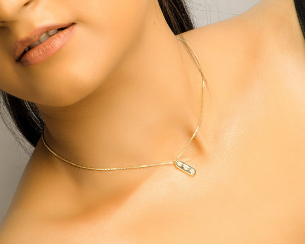 14K Gold Charm Necklace / Bridal Gift / Necklace For Women