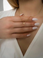 Tiny Snake Choker – 18K Gold Minimalist Necklace