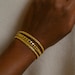 18K Gold Layered Chain Bracelet | Stainless Steel Non-Tarnish Bracelet