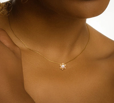 Dainty Tiny Pearl Choker