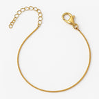 14K Gold Box Chain Necklace - 1mm | Dainty Gold Necklace