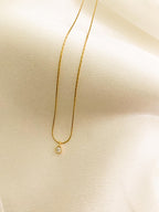 Dainty Diamond Choker: Minimalist Gold Necklace