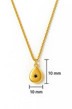 Elegant Teardrop Pendant Necklace – Dainty Gold Jewelry