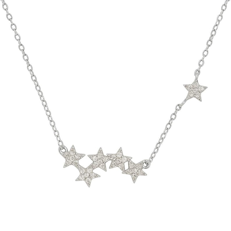 Delicate Sterling Silver Star Necklace | Dainty 925 Star Pendant