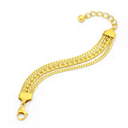 18K Gold Layered Chain Bracelet | Stainless Steel Non-Tarnish Bracelet