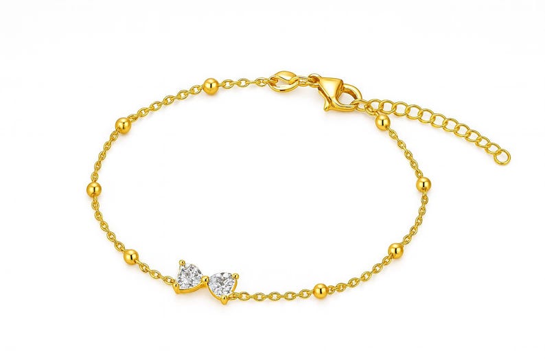 Minimalist Gold Bracelet • 18K Gold Plated Stainless Steel