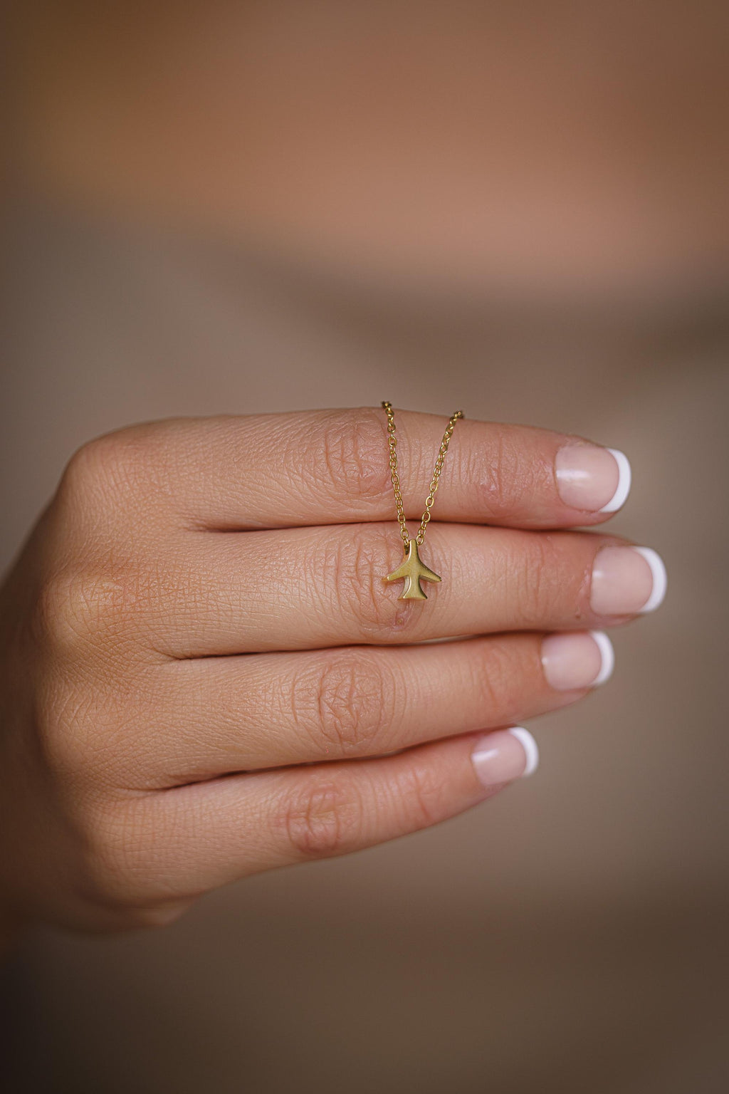 18k Gold Filled Gold Airplane Necklace · Flight Attendant Gift for Her · Dainty Plane Necklace · Jet Set Aviation Travel Inspired Jewelry