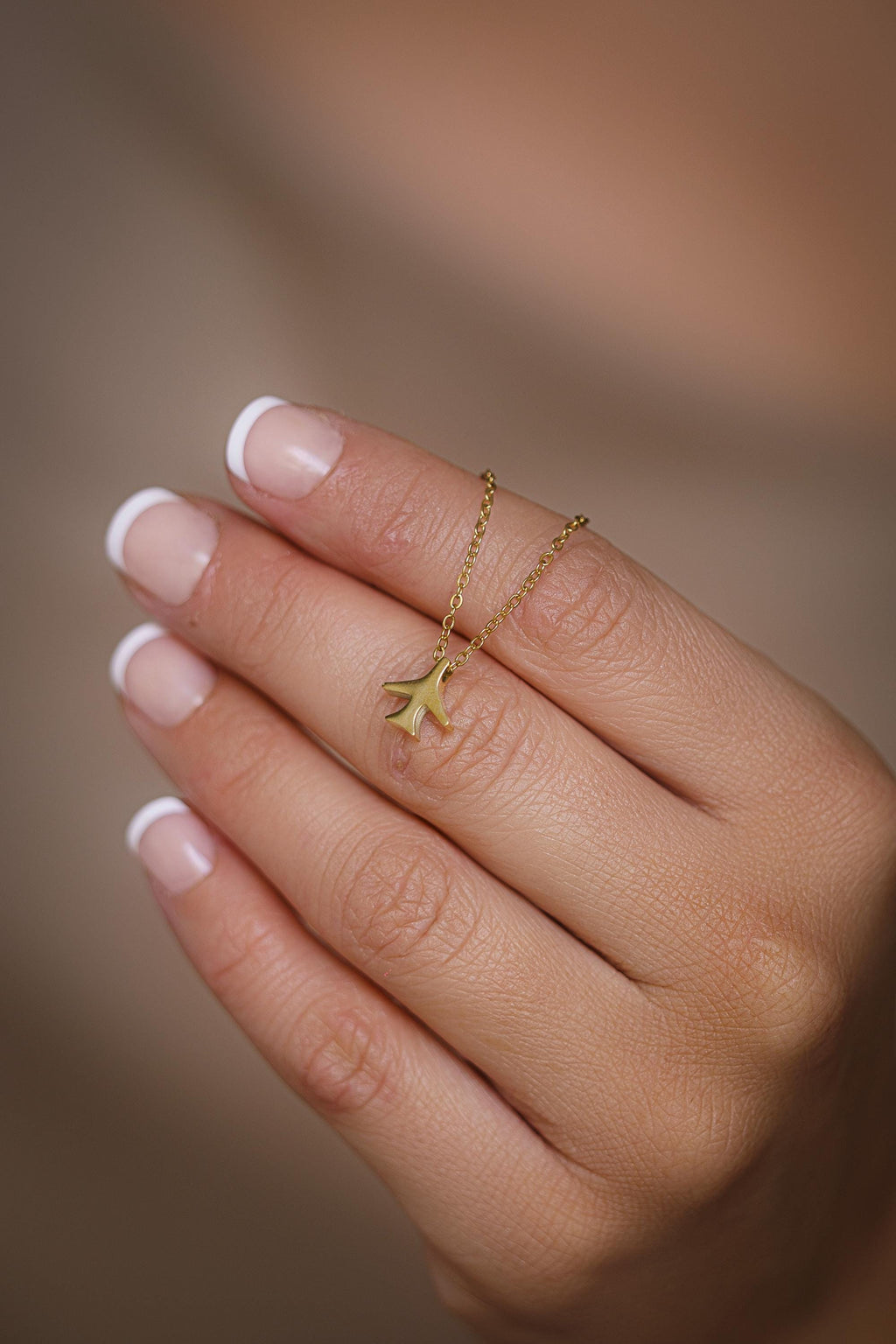 18k Gold Filled Gold Airplane Necklace · Flight Attendant Gift for Her · Dainty Plane Necklace · Jet Set Aviation Travel Inspired Jewelry