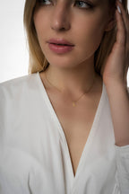 Personalized dainty Initial Necklace, Customized Letter Necklace, Gold Colour, Handmade Jewellery, Personalized Gift with tiny heart