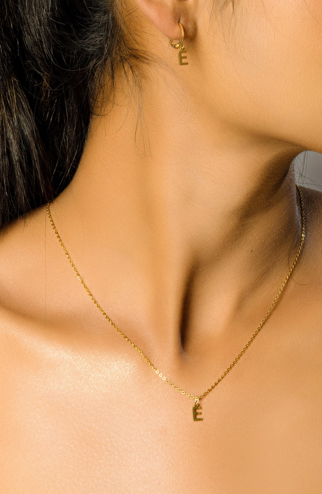 small Initial Necklace, Letter Necklace, Gold Necklace, Personalized Name Necklace, Extra Tiny Initial Necklace