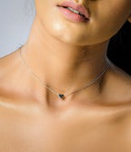 Tiny heart Necklace uk  – 14k Gold heart Choker Pendent NECKLACE – Minimal Good Luck Protection Necklace Gift For Bestfriend