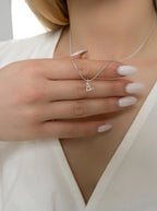 Personalized Initial Necklace, Gold Letter with Heart, Handmade Jewelry