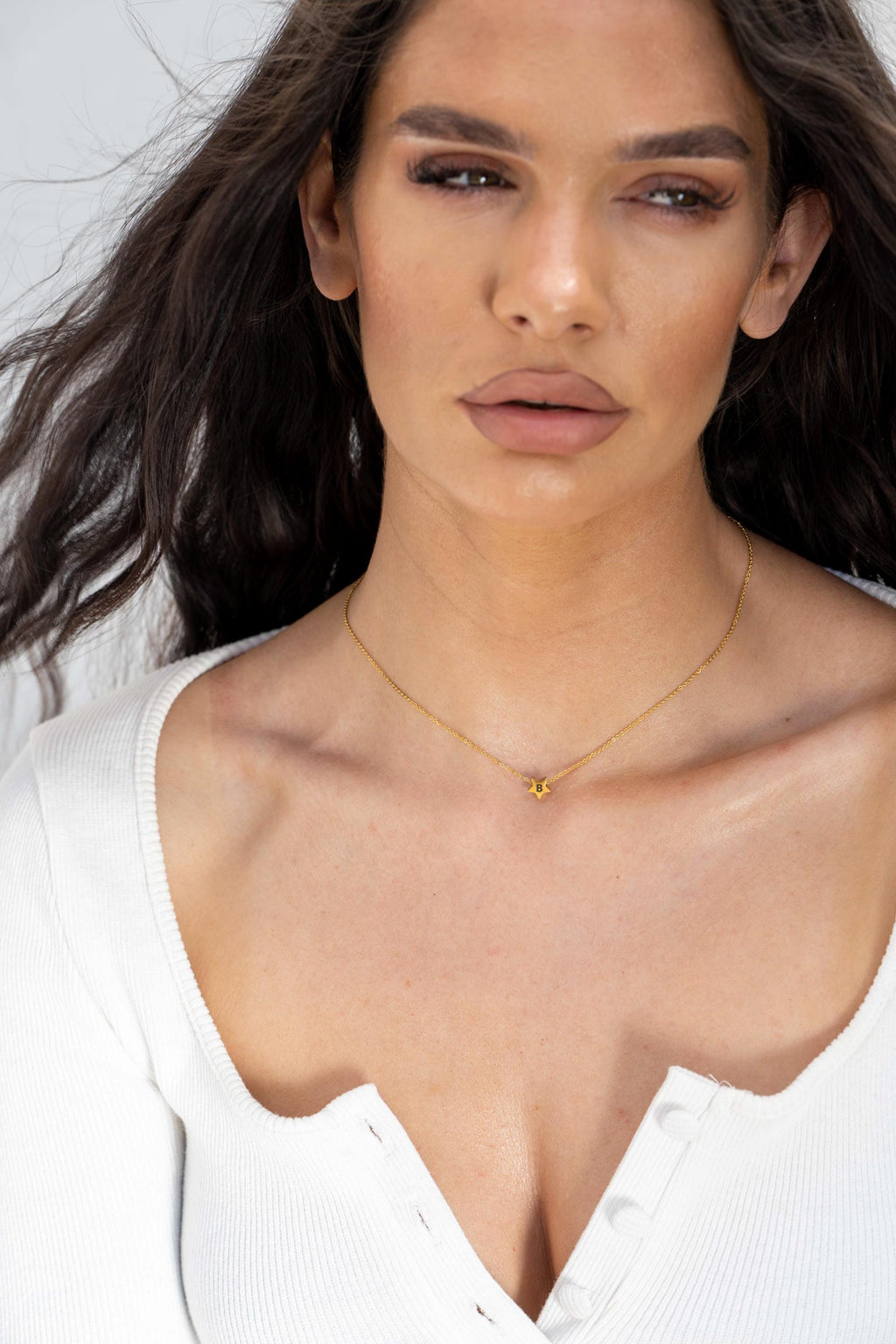 Personalised Tiny Star Necklace, Personalized Engraved Star Necklace, Customized Engraved Star Pendant, Elegant Letter Necklace uk