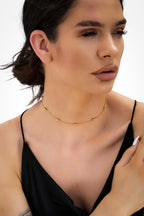 Dainty Choker Necklace, Dainty & Minimalist beaded snake choker Necklace