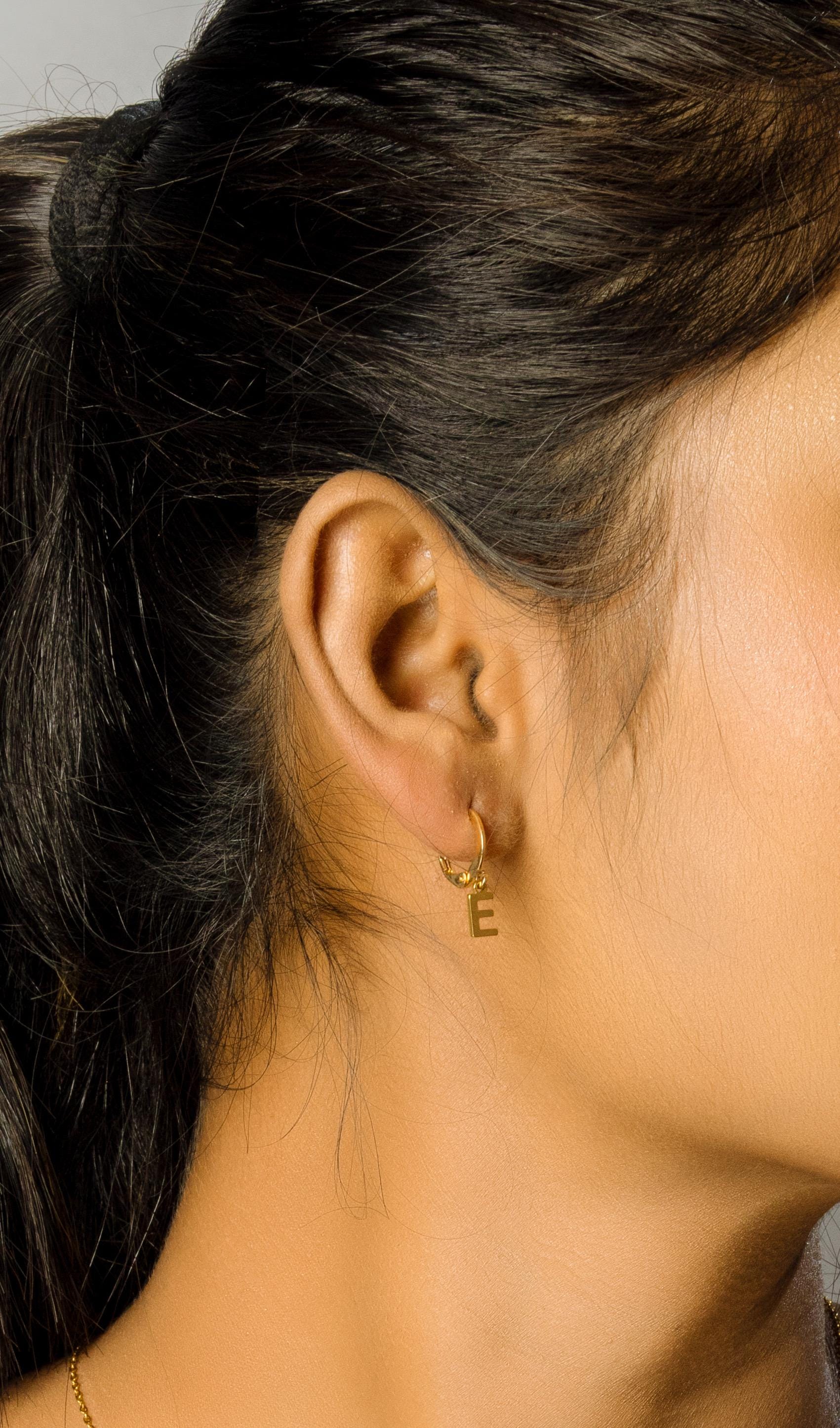 small Initial Necklace, Letter Necklace, Gold Necklace, Personalized Name Necklace, Extra Tiny Initial Necklace