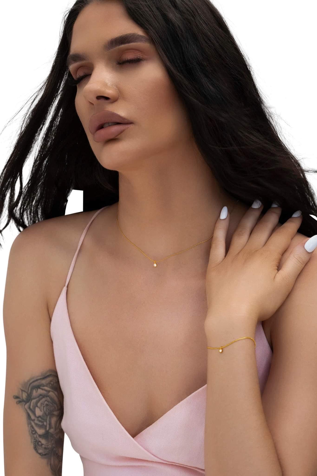 Dainty Diamond  Necklace, Minimalist 18k solitaire Necklace, Mini Diamond Necklace, Gold Solitaire Necklace, Pear diamond Necklace,