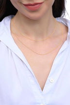Minimalist 14K Gold Filled Cable Chain Necklace: Delicate Layering Choker