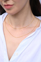 Minimalist 14K Gold Filled Cable Chain Necklace: Delicate Layering Choker