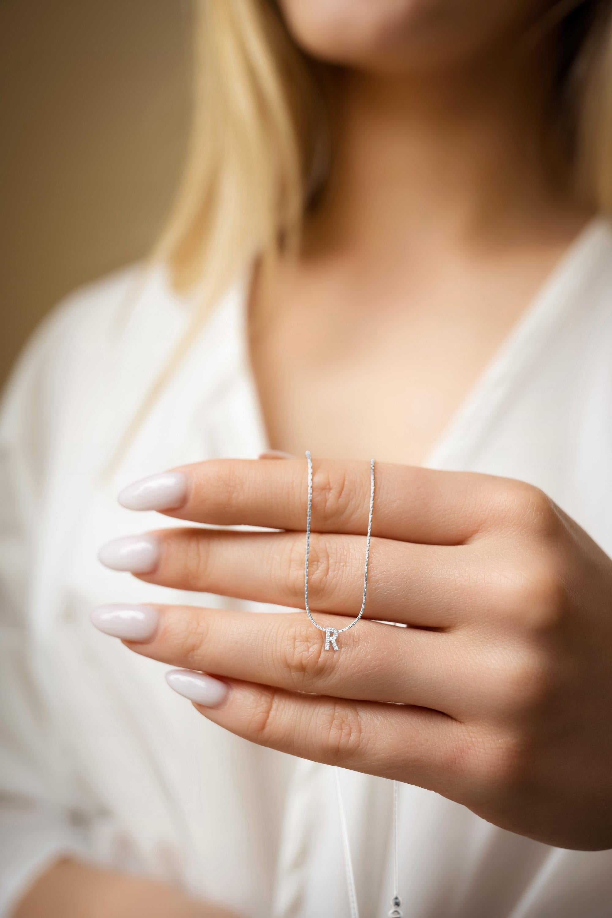 Tiny Letter Necklace, Delicate Tiny Letter Necklace, Personalized Tiny Letter Necklace, Customizable Initial Pendant, tiny initial letter uk