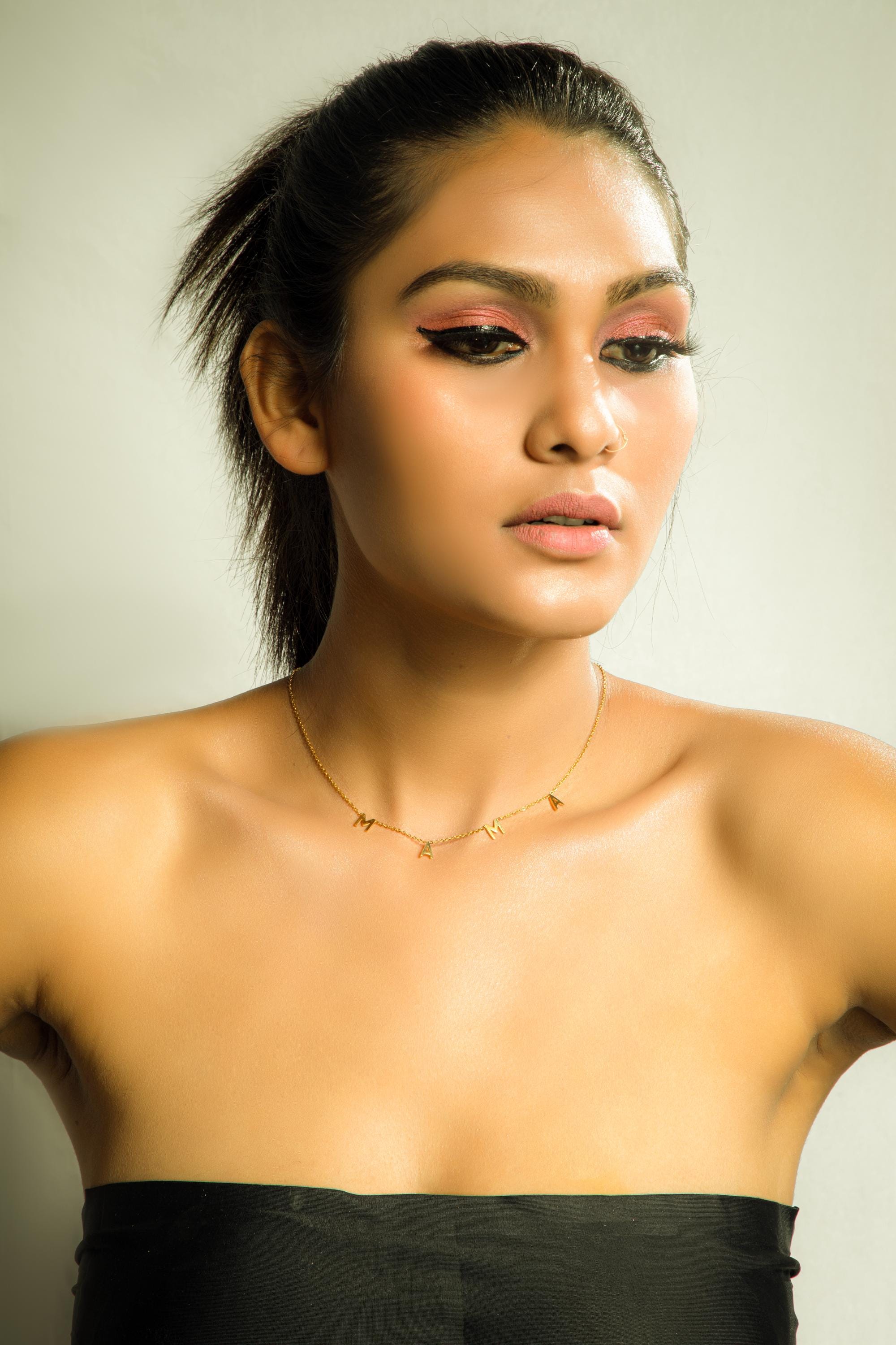 14K Elegant and Timeless Gift for Mama, Handmade Mama Necklace, Personalized Mama Necklace, Trendy Jewelry for Moms, Delicate Mama Necklace