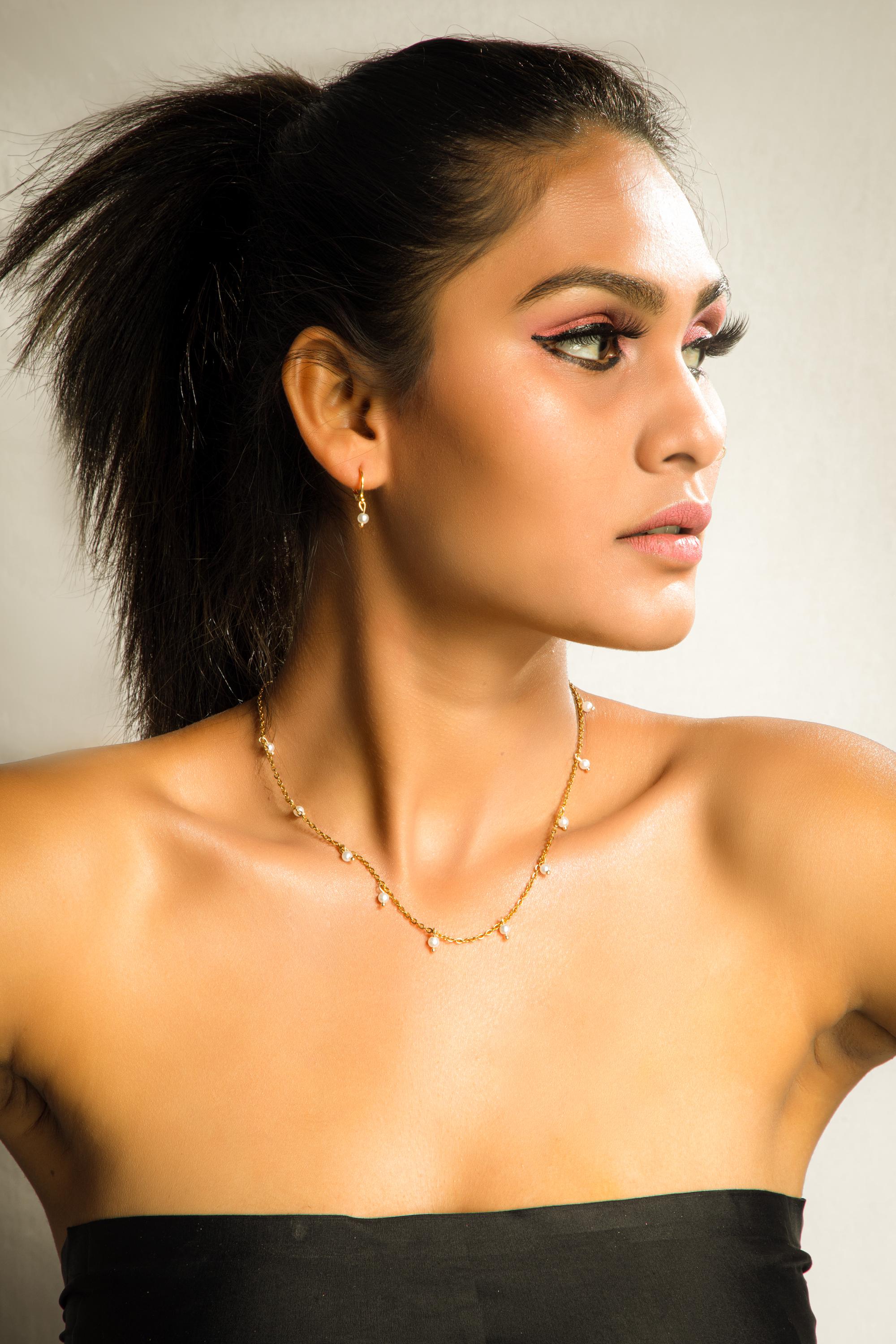 14k Elegant Freshwater Pearl Choker Necklac, Delicate Pearl Necklace, Handmade Pearl Choker, Luxury Freshwater Pearl Choker, Stunning Bridal