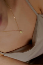 Elegant Teardrop Pendant Necklace – Dainty Gold  Jewelry | Minimalist Gift for Her | Bridesmaid, Birthday, or Everyday Wear