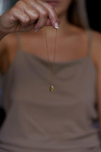 Elegant Teardrop Pendant Necklace – Dainty Gold  Jewelry | Minimalist Gift for Her | Bridesmaid, Birthday, or Everyday Wear