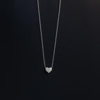 Minimalist Boho Tiny Heart Necklace – 14K Gold Plated Heart Pendant (Gold, Silver, Rose Gold) on Delicate Chain – Dainty Layering Necklace,