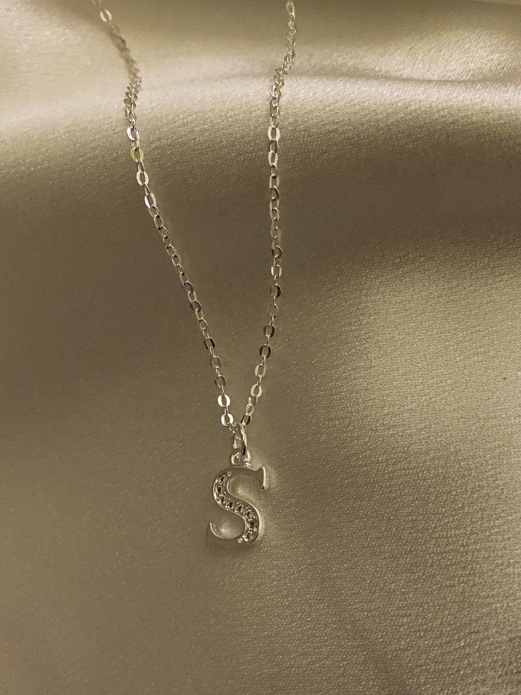 Personalized Silver Initial Necklace A-Z | Custom Letter Pendant | Dainty Alphabet Necklace | Minimalist Jewelry, Gift for Women uk