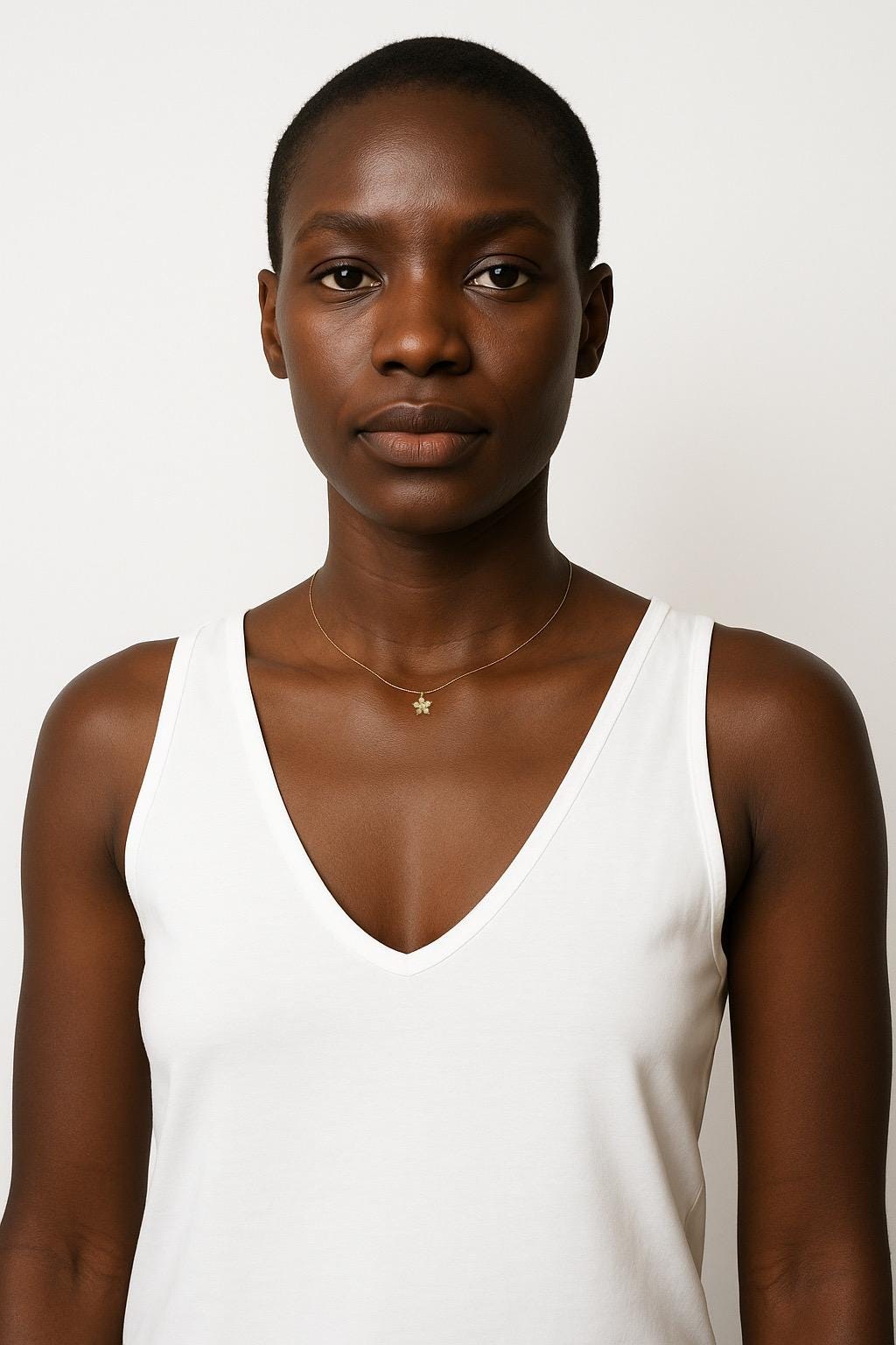 Delicate Gold Flower Pendant Necklace | 14K Gold Plated Dainty Jewelry | Minimalist Gift for Her