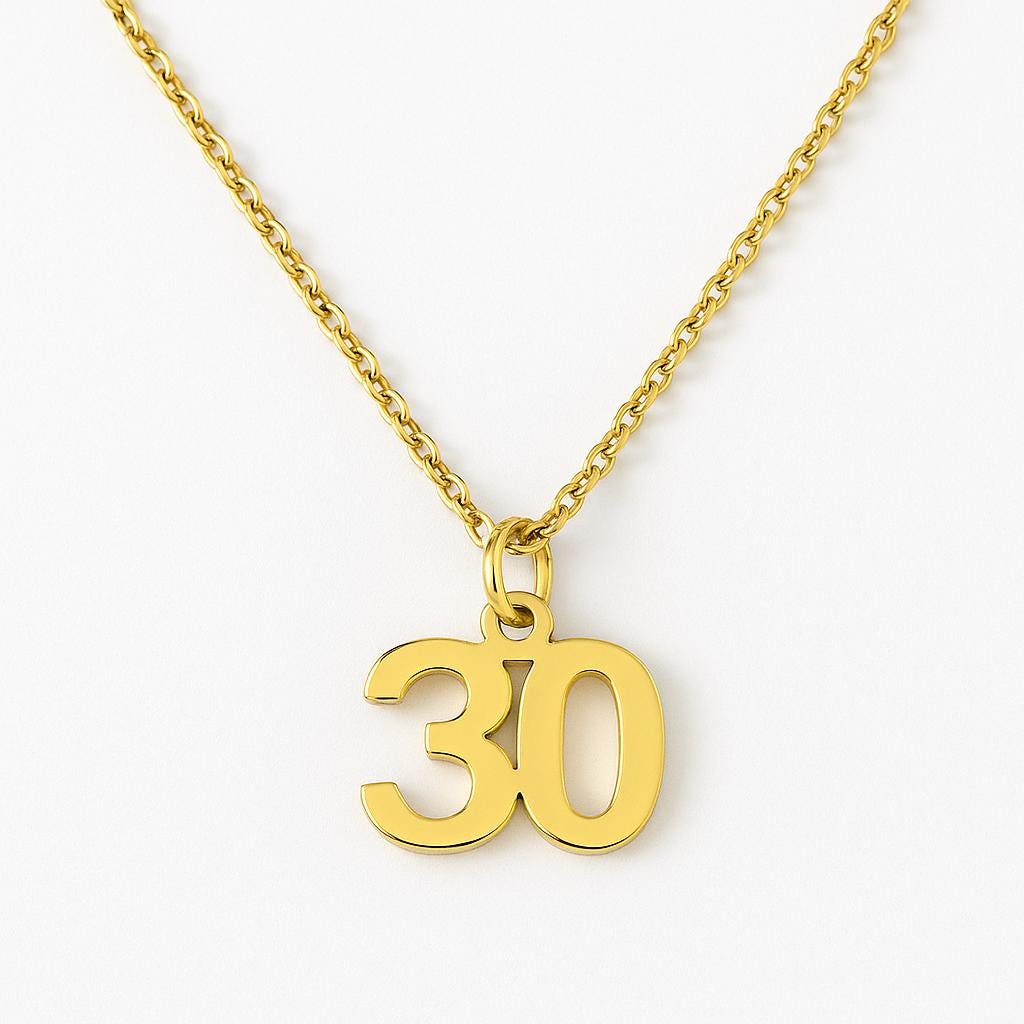 Custom Number Necklace 0–99, 14k Gold or Silver Plated Jewelry, Lucky Number Pendant, Personalized Gift for Her, Angel Number Necklace uk