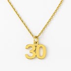 Custom Number Necklace 0–99, 14k Gold or Silver Plated Jewelry, Lucky Number Pendant, Personalized Gift for Her, Angel Number Necklace uk