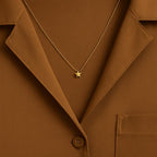 Minimalist Gold Star Necklace • Dainty Celestial Pendant • 14k Gold-Plated Star Charm • Everyday Necklace Gift for Her • Petite Jewelry for