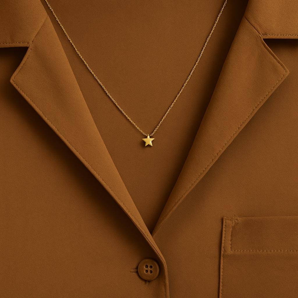 Minimalist Gold Star Necklace • Dainty Celestial Pendant • 14k Gold-Plated Star Charm • Everyday Necklace Gift for Her • Petite Jewelry for