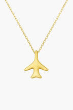 18k Gold Filled Gold Airplane Necklace · Flight Attendant Gift for Her · Dainty Plane Necklace · Jet Set Aviation Travel Inspired Jewelry