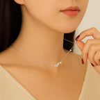 Delicate Sterling Silver Star Necklace | Dainty 925 Star Pendant | Celestial Jewelry | 18 Inch Chain | Asymmetrical Star Charm Necklace | Gi