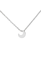 Crescent Moon Pendant Necklace – Minimalist Jewelry | Dainty Gold, Silver, or Rose Gold Crescent Charm | Everyday Necklace | Gift for Her