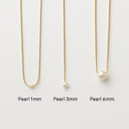 Minimalist Freshwater Pearl Necklace • 14k Gold Plated Chain • Dainty Single Pearl Pendant • Elegant Bridal Jewelry • Everyday Gift for Her