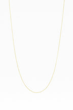 Minimalist 14k Gold Plated Chain Necklace | Thin 0.8mm Dainty Gold Chain | Stainless Steel Necklace | Layering Chain 11”-30”