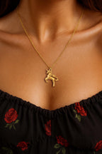 Unicorn Necklace Gold or Silver | 18K Gold Plated Stainless Steel Pendant | Magical Unicorn Jewelry Gift | Dainty Chain Necklace 18 Inchs uk